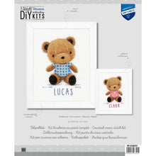 Load image into Gallery viewer, Counted Cross Stitch Kit ~ Teddy Bear