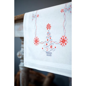Table Runner Embroidery Kit ~ Christmas Trees