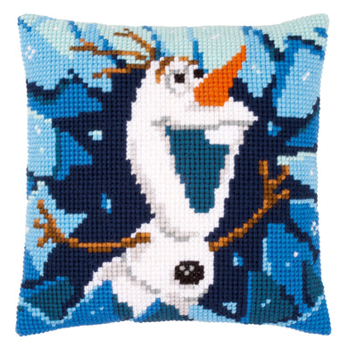 Disney Cushion Cross Stitch Kit ~ Frozen Olaf