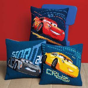 Disney Cushion Cross Stitch Kit ~ Cars - Jackson Storm