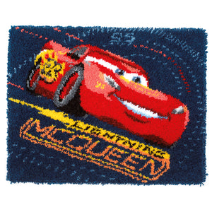 Disney Rug Latch Hook Kit ~ Cars Screeching Tires