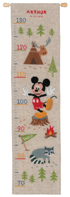 Disney Counted Cross Stitch Kit ~ Height Chart A Woodsy Adventure