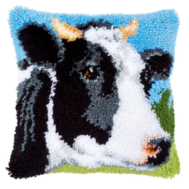 Cushion Latch Hook Kit ~ Cow
