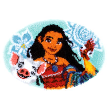 Load image into Gallery viewer, Shaped Rug Latch Hook Kit ~ Disney Moana