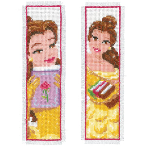 Bookmarks Counted Cross Stitch Kit ~ Disney Beauty Set of 2