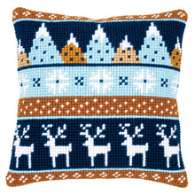 Load image into Gallery viewer, Cushion Cross Stitch Kit ~ Winter Motifs