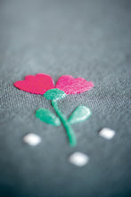 Load image into Gallery viewer, Table Runner Embroidery Kit ~ Colourful Flowers