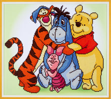 Load image into Gallery viewer, Disney Diamond Painting Kit ~ Pooh with Friends
