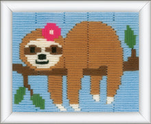 Load image into Gallery viewer, Long Stitch Kit ~ Sweet Sloth