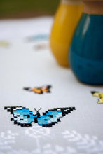 Load image into Gallery viewer, Tablecloth Embroidery Kit ~ Butterfly Dance
