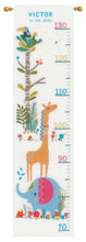 Load image into Gallery viewer, Counted Cross Stitch Kit ~ Height Chart Jungle Animal Fun