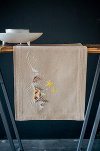 Table Runner Embroidery Kit ~ Winter Landscape with Star
