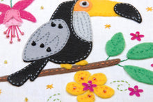 Load image into Gallery viewer, Embroidery Kit with Hoop ~ Toucan