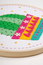 Load image into Gallery viewer, Embroidery Kit with Hoop ~ Cactus