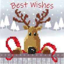Load image into Gallery viewer, Diamond Painting ~ Greeting Card Kit Reindeer