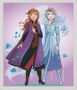 Diamond Painting Kit Disney ~ Frozen 2 Elsa & Anna