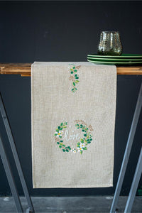 Table Runner Embroidery Kit ~ Love