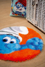 Load image into Gallery viewer, Shaped Rug Latch Hook Kit ~ The Smurfs Hefty