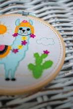 Load image into Gallery viewer, Felt Craft Kit with Frame ~ Llama