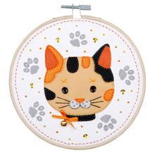 Load image into Gallery viewer, Felt Craft Kit with Frame ~ Kitten