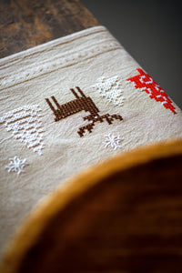 Table Runner Embroidery Kit ~ Modern Christmas Designs