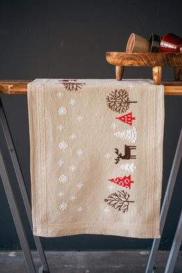 Table Runner Embroidery Kit ~ Modern Christmas Designs