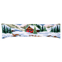 Load image into Gallery viewer, Cross Stitch Kit Draft Excluder ~ Winter Scenery