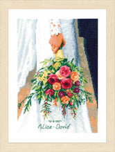 Load image into Gallery viewer, Counted Cross Stitch Kit ~ Bridal Bouquet