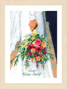 Counted Cross Stitch Kit ~ Bridal Bouquet