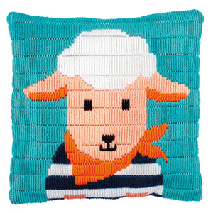 Cushion Long Stitch Kit ~ Little Lamb