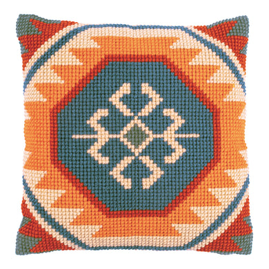 Cushion Cross Stitch Kit ~ Kilim Motifs