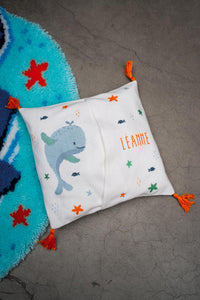 Counted Cross Stitch Kit Pyjama Bag ~ Whales Fun