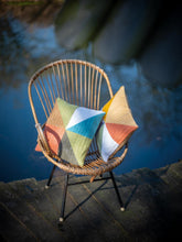 Load image into Gallery viewer, Cushion Long Stitch Kit ~ Coloured Triangles