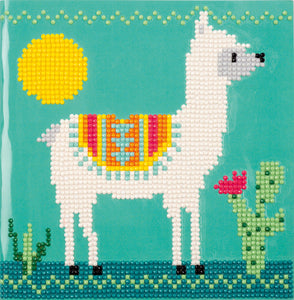Diamond Painting Kit Greeting Card ~ Llama