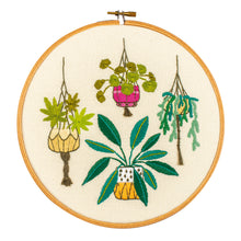 Load image into Gallery viewer, Embroidery Kit with Hoop ~ House Plants