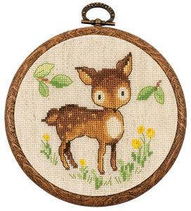 Counted Cross Stitch Kit ~ Miniature Forest Animals Set of 3