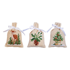 Winter Gift Bags Cross Stitch Kit