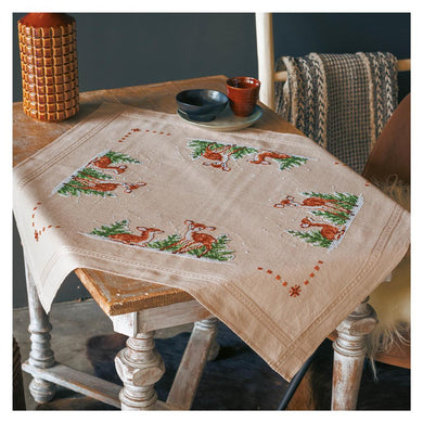 Deer Tablecloth Embroidery Kit