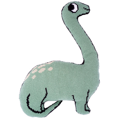 Cushion Cross Stitch Kit ~ Eva Mouton Dinosaur