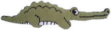 Load image into Gallery viewer, Cross Stitch Cushion Kit Shaped ~ Eva Mouton Crocodile