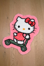 Load image into Gallery viewer, Rug Shaped Latch Hook Kit ~ Hello Kitty Transport