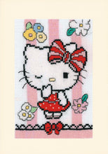 Load image into Gallery viewer, Cross Stich Kit Greeting Cards ~ Hello Kitty Cuteness Set of 3