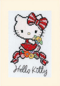 Cross Stich Kit Greeting Cards ~ Hello Kitty Cuteness Set of 3