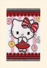 Load image into Gallery viewer, Cross Stich Kit Greeting Cards ~ Hello Kitty Cuteness Set of 3