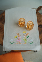 Load image into Gallery viewer, Embroidery Kit Table Runner ~ Easter Rabbits