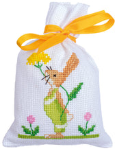 Load image into Gallery viewer, Counted Cross Stitch Kit Gift Bags ~ Easter Rabbits Set of 3