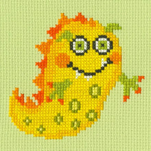 Load image into Gallery viewer, Yazz Massive Monsters Cross Stitch Kit
