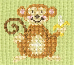 Monkey Madness Cross Stitch Kit