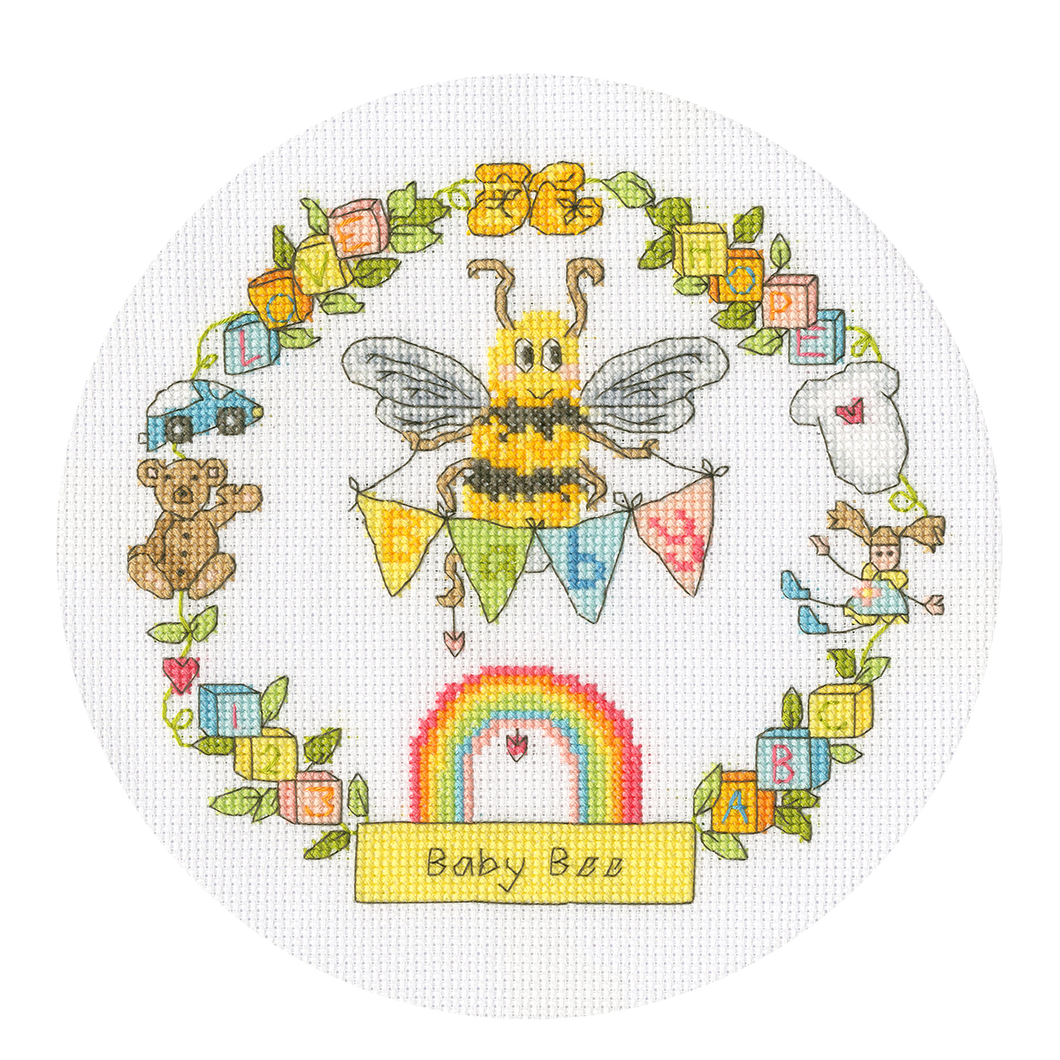 Baby Bee - Ladybird and Bee - Cross Stitch Kit