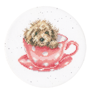 Teacup Pup Cross Stitch Kit